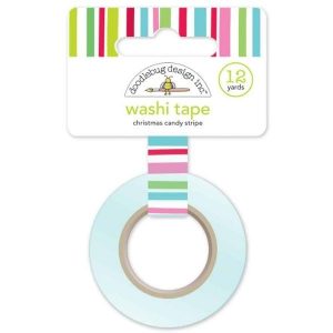 Doodlebug Design Washi Tape Christmas Candy Stripes