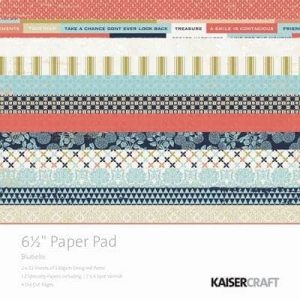 Kaisercraft 6.5 Paper Pad and Collectables Blubelle