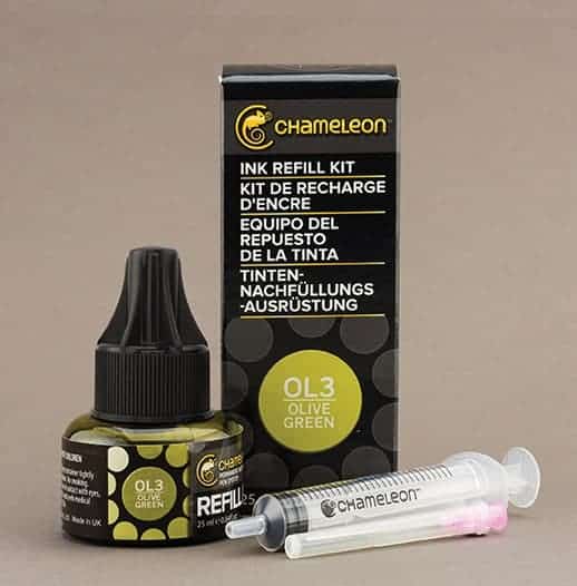 Chameleon Pens Ink Refill Olive Green