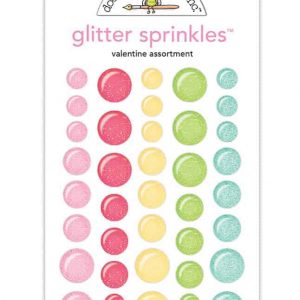 Doodlebug Design So Punny Glitter Sprinkles Valentine Assortment