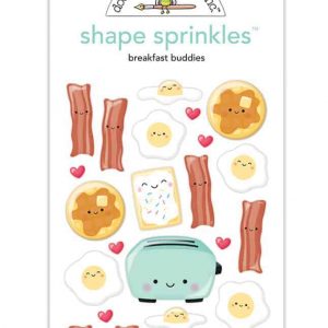 Doodlebug Design So Punny Shape Sprinkles Breakfast Buddies