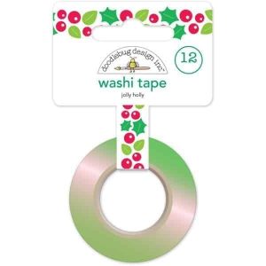 Doodlebug Design Washi Tape Jolly Holly