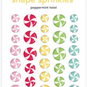 Doodlebug Design Shape Sprinkles Peppermint Twist