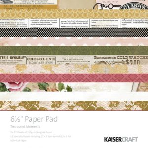 Kaisercraft 6.5 Treasured Moments Paper Pad and Collectables